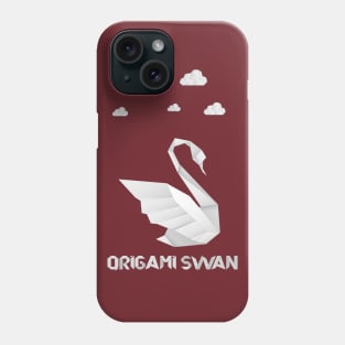 Origami Swan- Paper art Phone Case