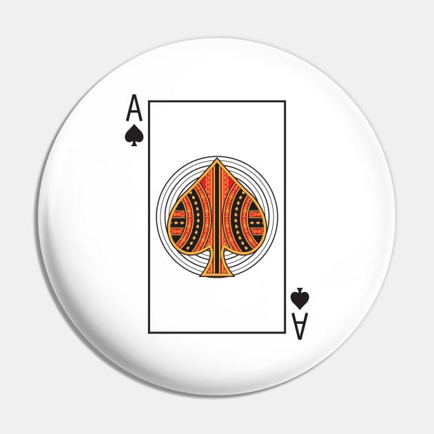 Ace of Spades Pin by akawork280