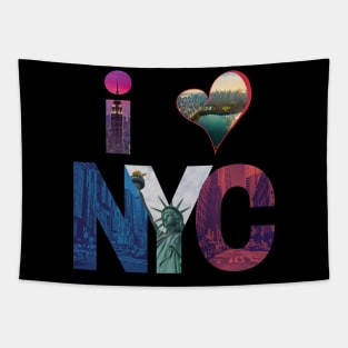 I LOVE ♥ NYC: A Cityscape Symphony Tapestry