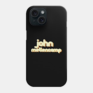 vintage color john mellencamp Phone Case