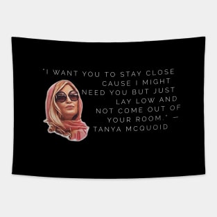 Tanya McQuoid White Lotus Quotes Tapestry