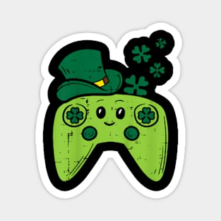 Irish Video Game Controller St Patrick Day Gamer Boys Girls Magnet