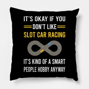 Smart People Hobby Slot Car Racing Cars Slotcar Slotcars Pillow