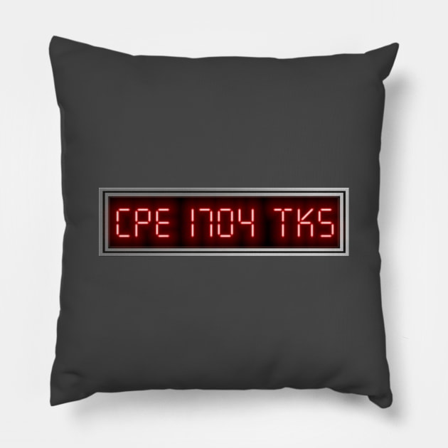 War Games Launch Code - CPE 1704 TKS Pillow by ATee&Tee