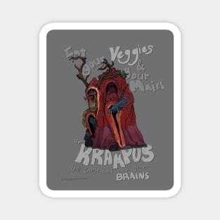 Krampus is coming to town Magnet