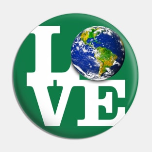 LOVE earth Pin