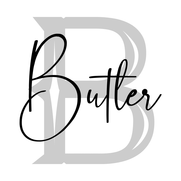 Butler Second Name, Butler Family Name, Butler Middle Name by Huosani