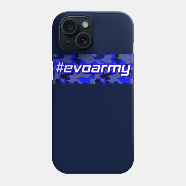 Evo Army (Blue) Phone Case by BoxcutDC