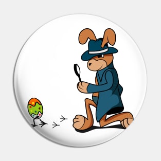 detective easter day Pin