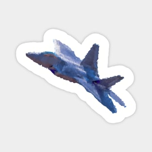 Low Poly F22 Raptor Jet Magnet