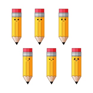 Cute Pencils Set 1 T-Shirt