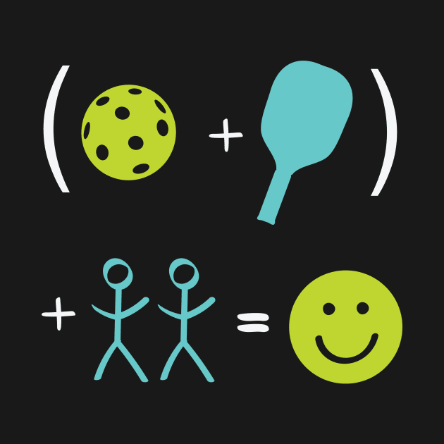 Happy Pickleball Equation by whyitsme