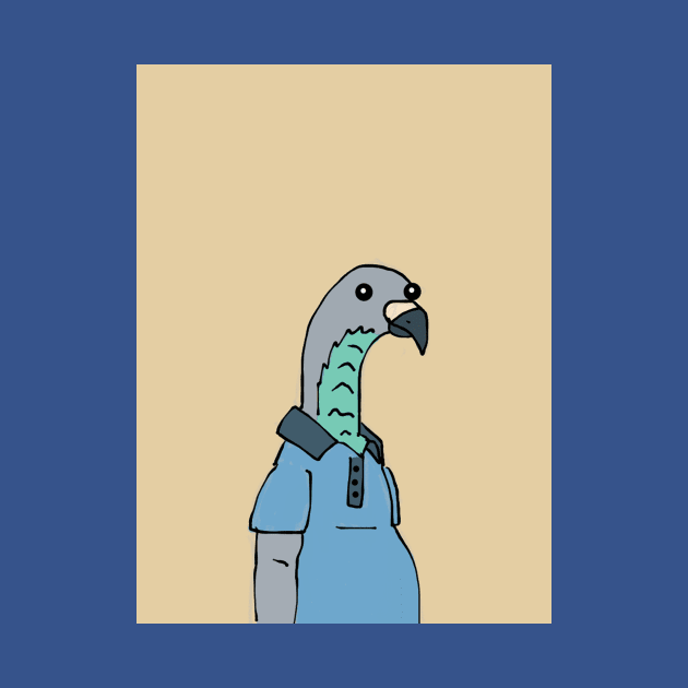 Office Pigeon by PruneyToons