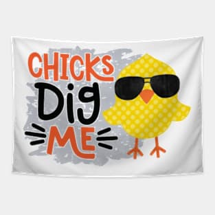 Chicks Dig Me Tapestry