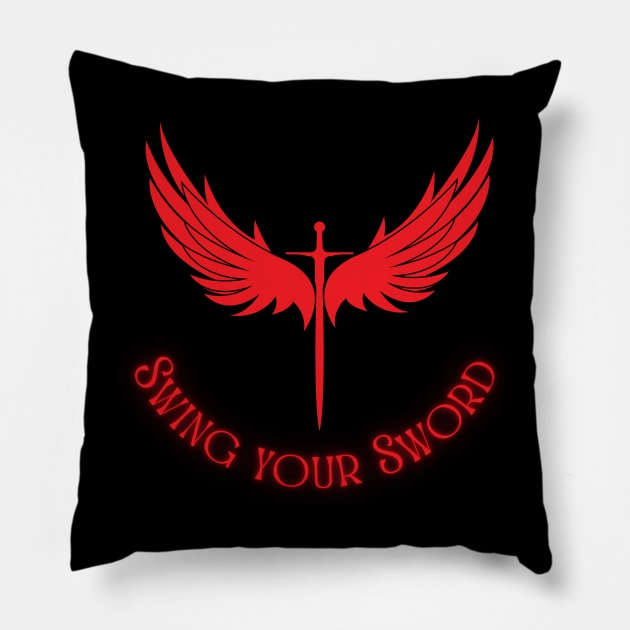 trending t-shirt, swing your sword shirt, swing your sword mike leach t-shirt Pillow by A&A