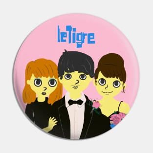 Le Tigre - This Island album Illustration Pin