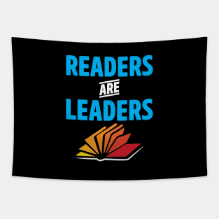 'Readers Are Leaders' Books Lover Tapestry