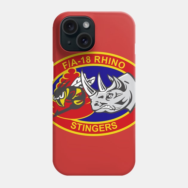 VFA-113 Stingers - Rhino Phone Case by MBK