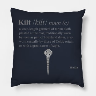 Dictionary of Definition the kilt Pillow