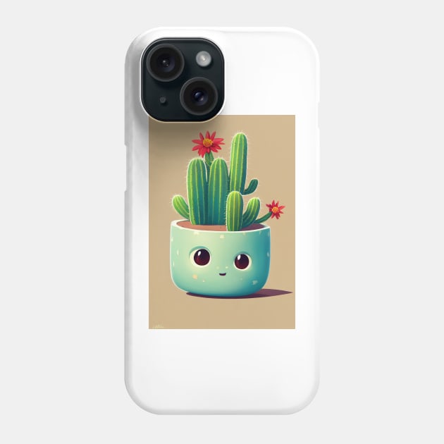Cute Cactus Phone Case by melbournedesign
