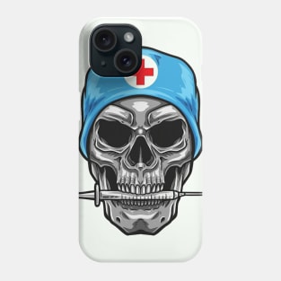 Skull nurse Phone Case