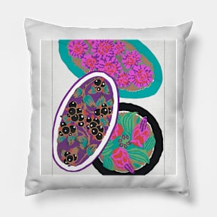 4 Motifs en couleur Pillow