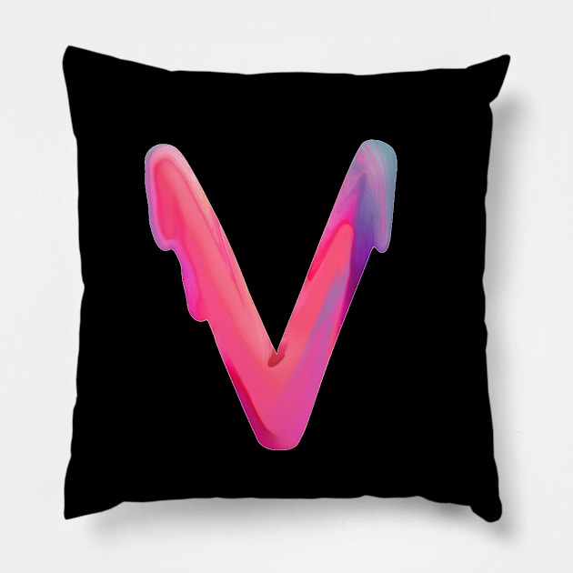 V Pillow by TeeTrendz