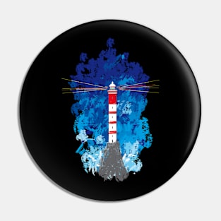 lighthouse & ocean Pin