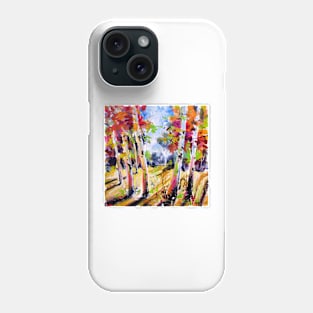 Autumn trees II Phone Case