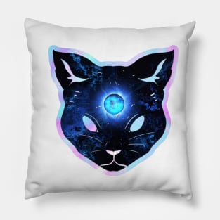 Prismatic iridescent cat - ESP Pillow