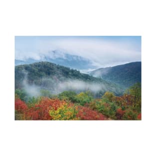 Broadleaf Forest In Fall Colors As Seen From Buck Hollow Overlook Skyline Drive Shenandoah National Park T-Shirt