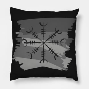 Viking Norse Mythology Warrior Compass Pillow