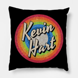 Vintage Style circle - kevin hart Pillow