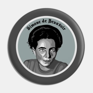 Simone de Beauvoir Pin