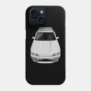 Skyline GTR V Spec R32 - Silver Phone Case