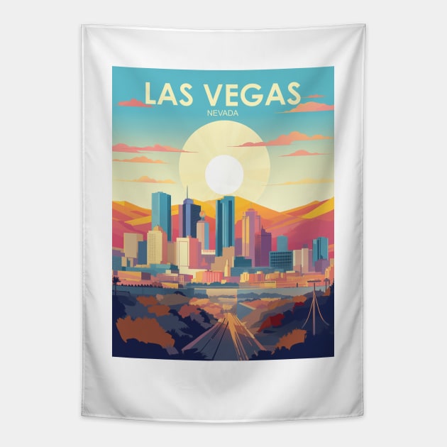 LAS VEGAS Tapestry by MarkedArtPrints