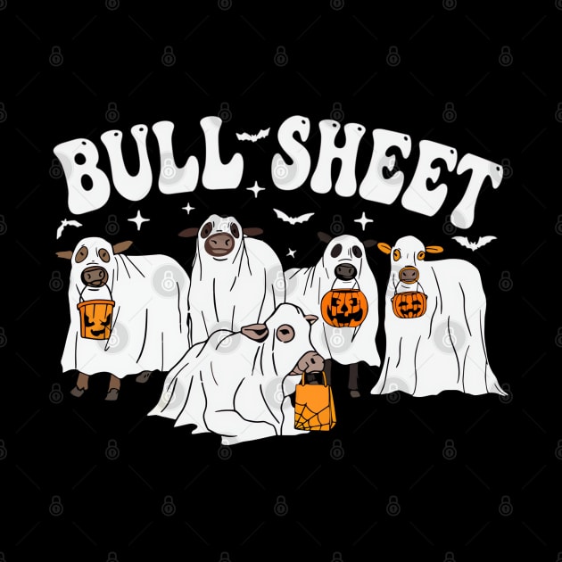 Groovy This Is Bull Sheet -  Cow Halloween by Origami Fashion