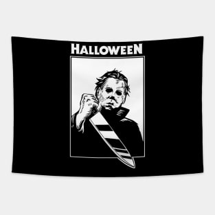 "The shape" John Carpenters Halloween Tapestry