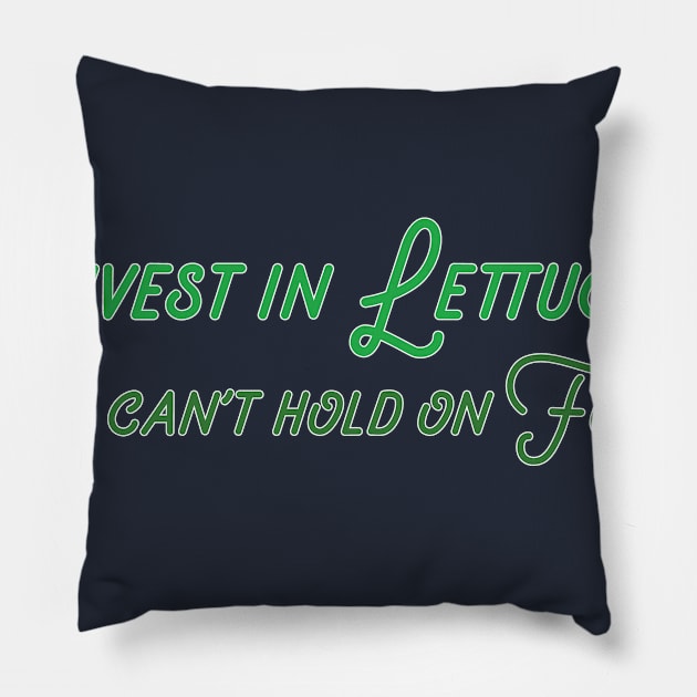 Invest in Lettuce Pillow by JJFDesigns