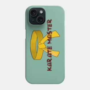 Yellow Belt Karate Master Phone Case