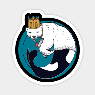 King of the whale-bears Magnet