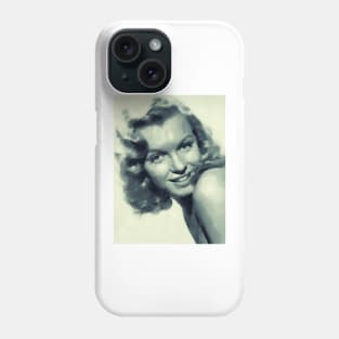 marylin in blue Phone Case