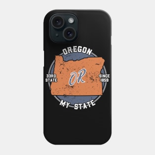 Oregon My State Patriot State Tourist Gift Phone Case