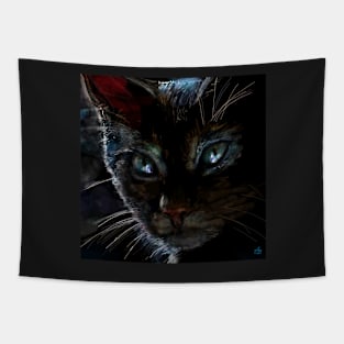 Black Cat Tapestry