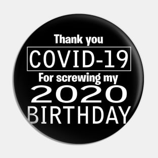 Thank you  Covid-19  - Birthday Pin