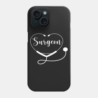 Surgeon Doctor Nurse with Love Heart Phone Case