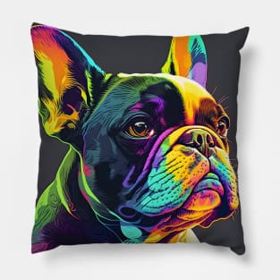 French Bulldog Pop Art Pillow