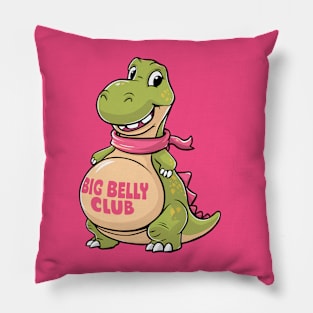 Preggosaurus Rex Pregnancy Mom Dinosaur Gift Pillow