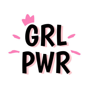 Grl pwr cute design T-Shirt