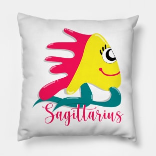 12 Zodiac Signs Astrology - Sagittarius Pillow